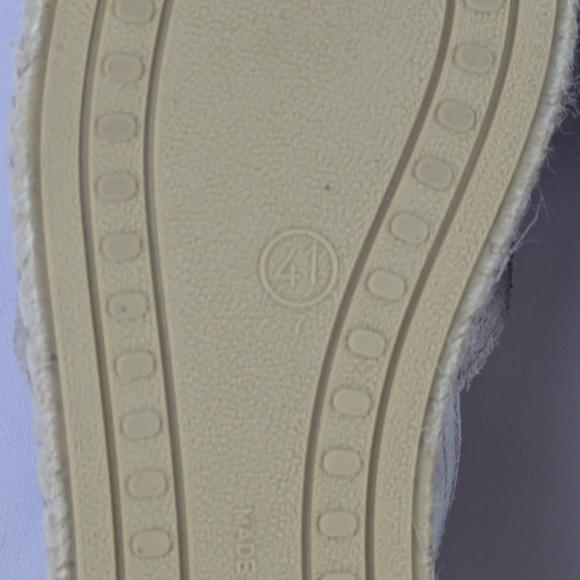 Verbenas Espadrilles Carmen Suede Leather Closed Toe Stone EU41 (9.5/10) NWT - Picture 12 of 16